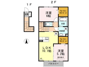 D-roomふじの物件間取画像